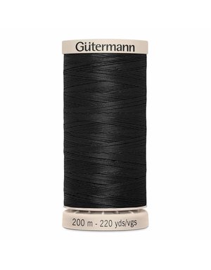 Gütermann Gütermann Hand Quilting thread Black 50wt 200m