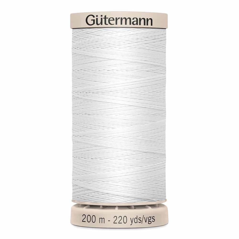 Gütermann Fil Gütermann pour piquage à la main Blanc 50wt 200m