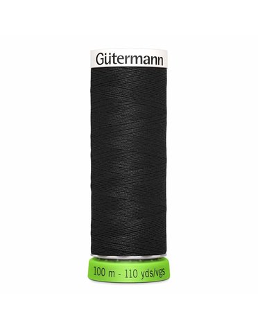 Gütermann Gütermann Sew-all (100% Recycled) thread Black 100m