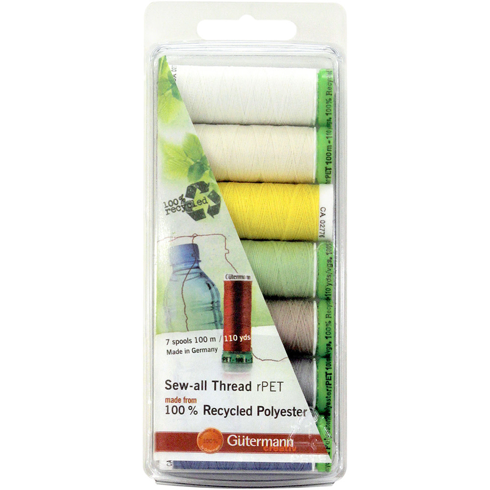 Gütermann Gütermann sew-all (100% Recycled) Thread Pack light colours 100m (7 spools)