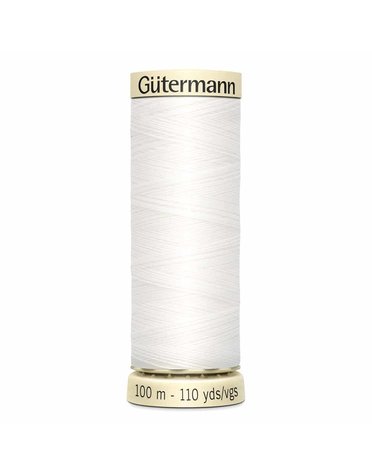 Gütermann Fil Gütermann tout usage MCT Blanc