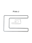 Janome DISC Insert J pour M7 meuble Janome