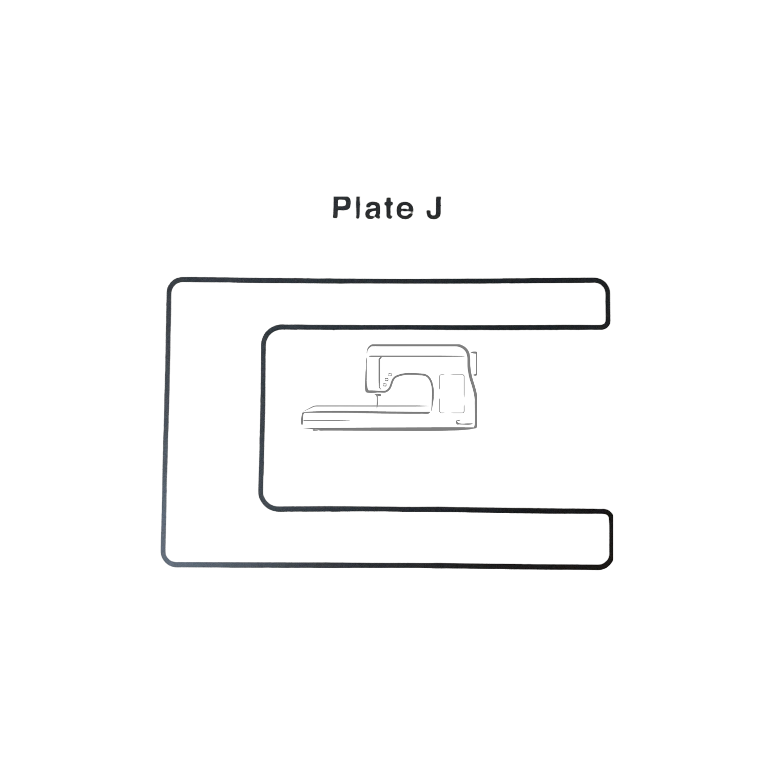 Janome Insert J pour M7 meuble Janome