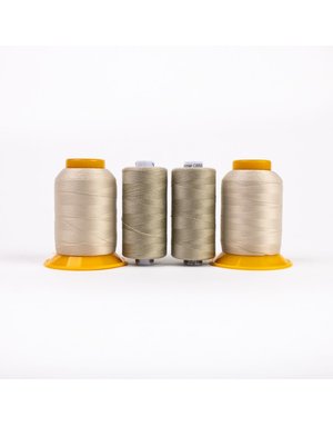 WonderFil Combo Serger Thread Pack beige 1000m (4 spools)