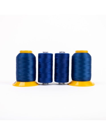 WonderFil Combo Serger Thread Pack blue 1000m (4 spools)