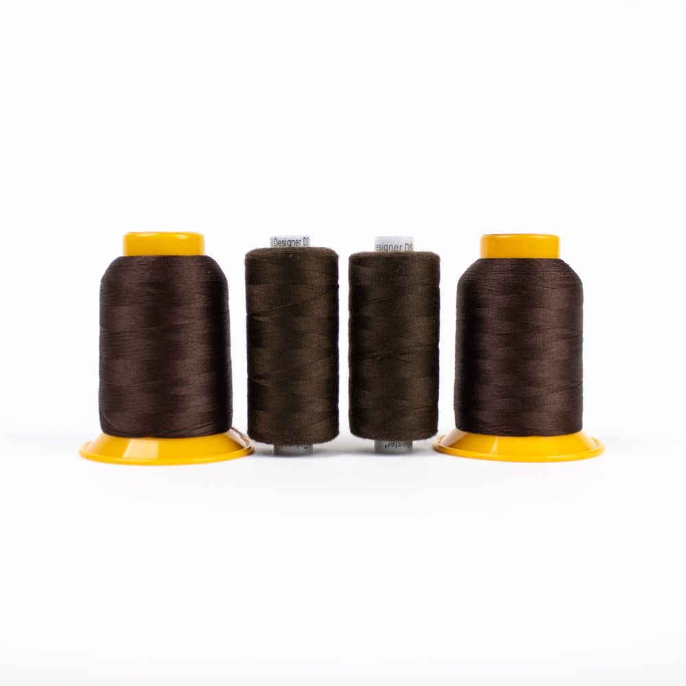 WonderFil Combo Serger Thread Pack brown 1000m (4 spools)