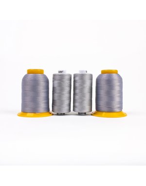 WonderFil Combo Serger Thread Pack grey 1000m (4 spools)