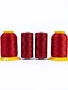 WonderFil Combo Serger Thread Pack red 1000m (4 spools)