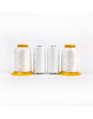 WonderFil Combo Serger Thread Pack white 1000m (4 spools)
