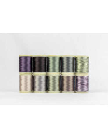 WonderFil Splendor Harmony grey Thread Pack 150m (10 spools)