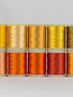 WonderFil Splendor Harmony orange Thread Pack 150m (10 spools)