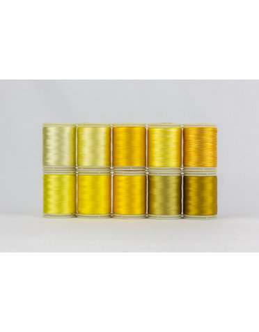 Wonderfil Splendor Harmony Yellow Thread Pack 150 m (10 Bobbins)