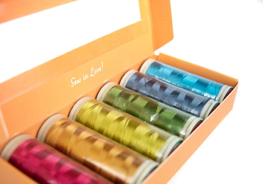 WonderFil InvisaFil Basket thread pack 01 (6 spools)