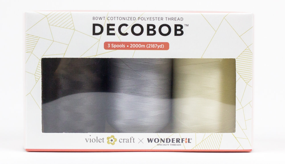 WonderFil DecoBob Ensemble fils Decobob neutre 2000m (3 Bobines)