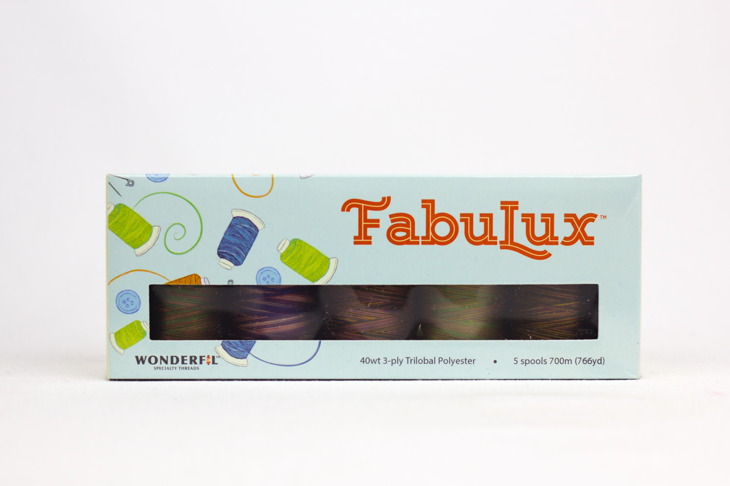 WonderFil FabuLux Fabulux Thread Pack 05 700m (5 spools)