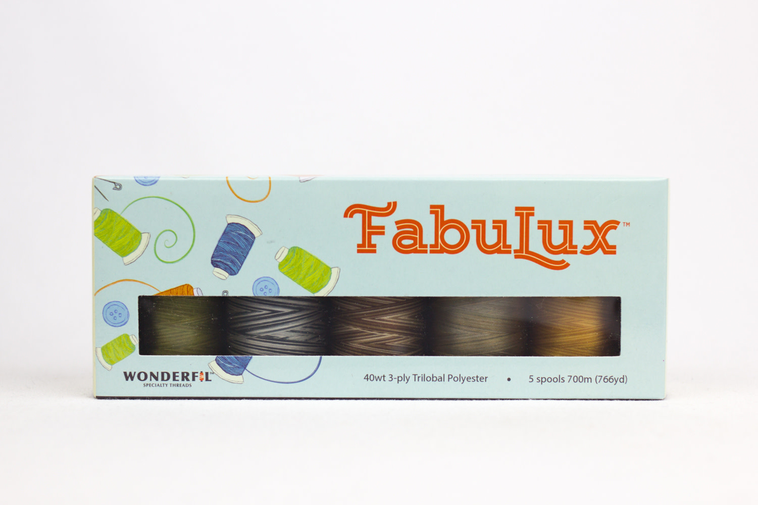 WonderFil FabuLux Fabulux Thread Pack 06 700m (5 spools)