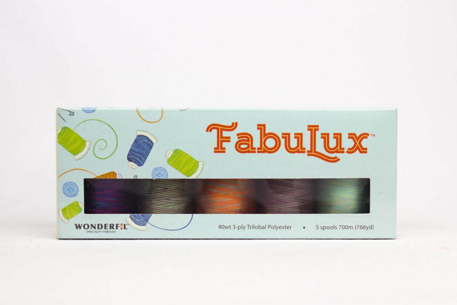 WonderFil FabuLux Fabulux Thread Pack 03 700m (5 spools)