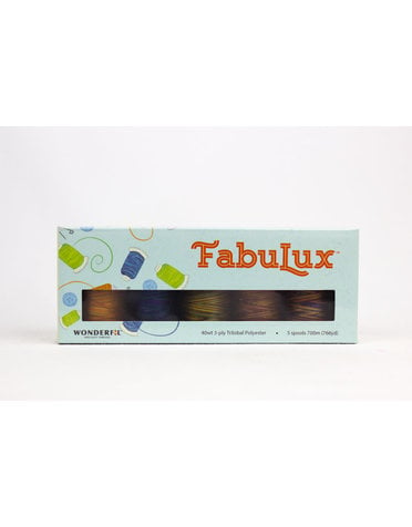 WonderFil FabuLux Fabulux Thread Pack 07 700m (5 spools)