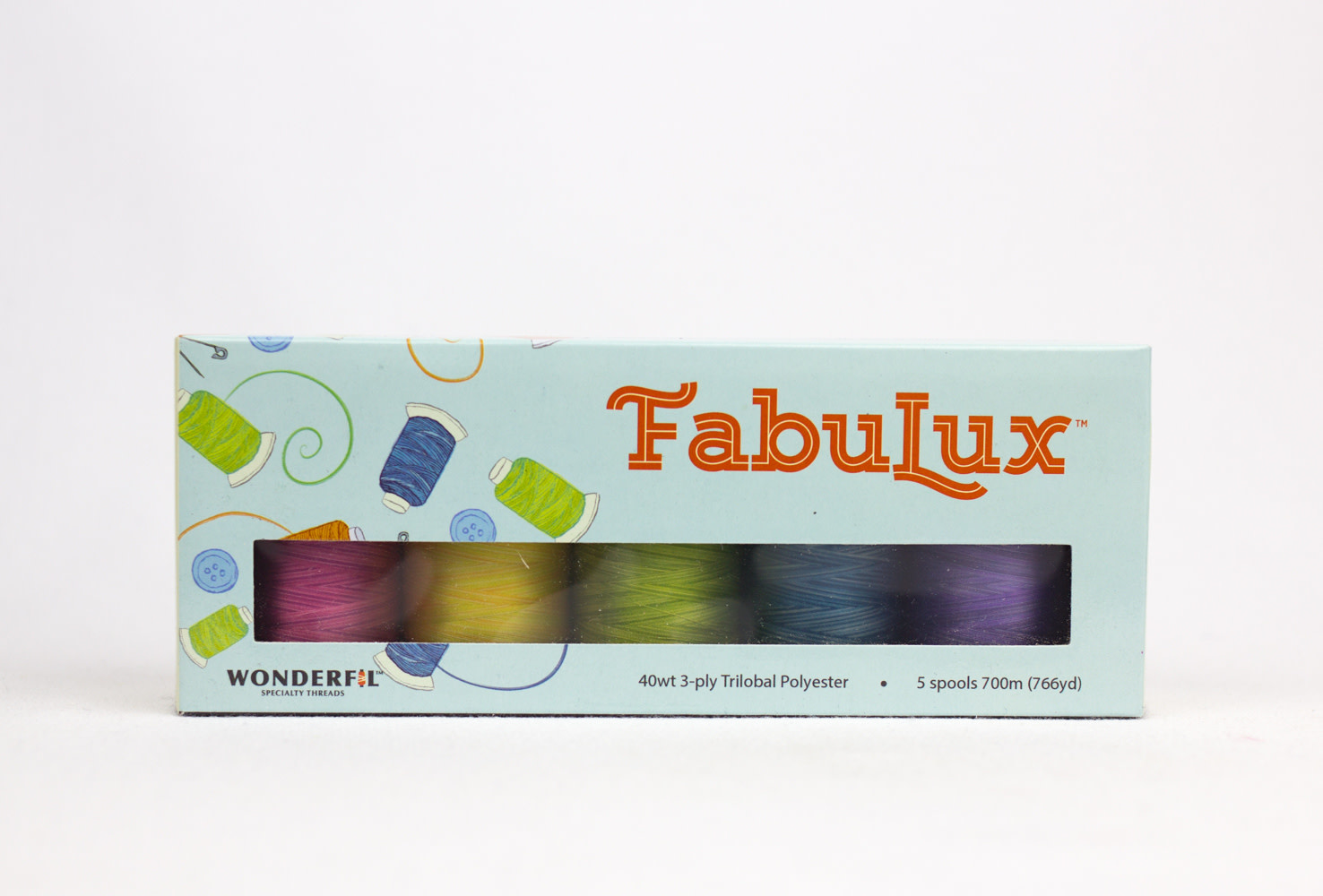 WonderFil FabuLux Fabulux Thread Pack 04 700m (5 spools)