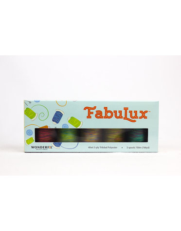 WonderFil FabuLux Fabulux Thread Pack 08 700m (5 spools)