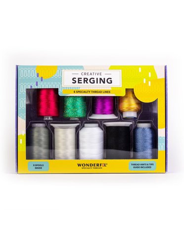 WonderFil Fabulous Serging Thread Pack 02 (9 spools)