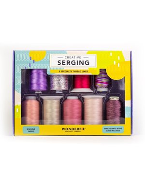 WonderFil Fabulous Serging Thread Pack 04 (9 spools)