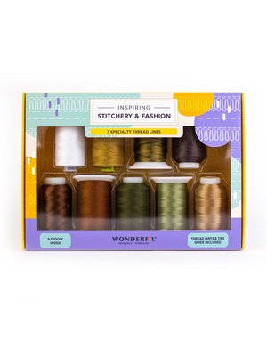 WonderFil Fabulous Sewing Thread Pack 01 (9 spools)