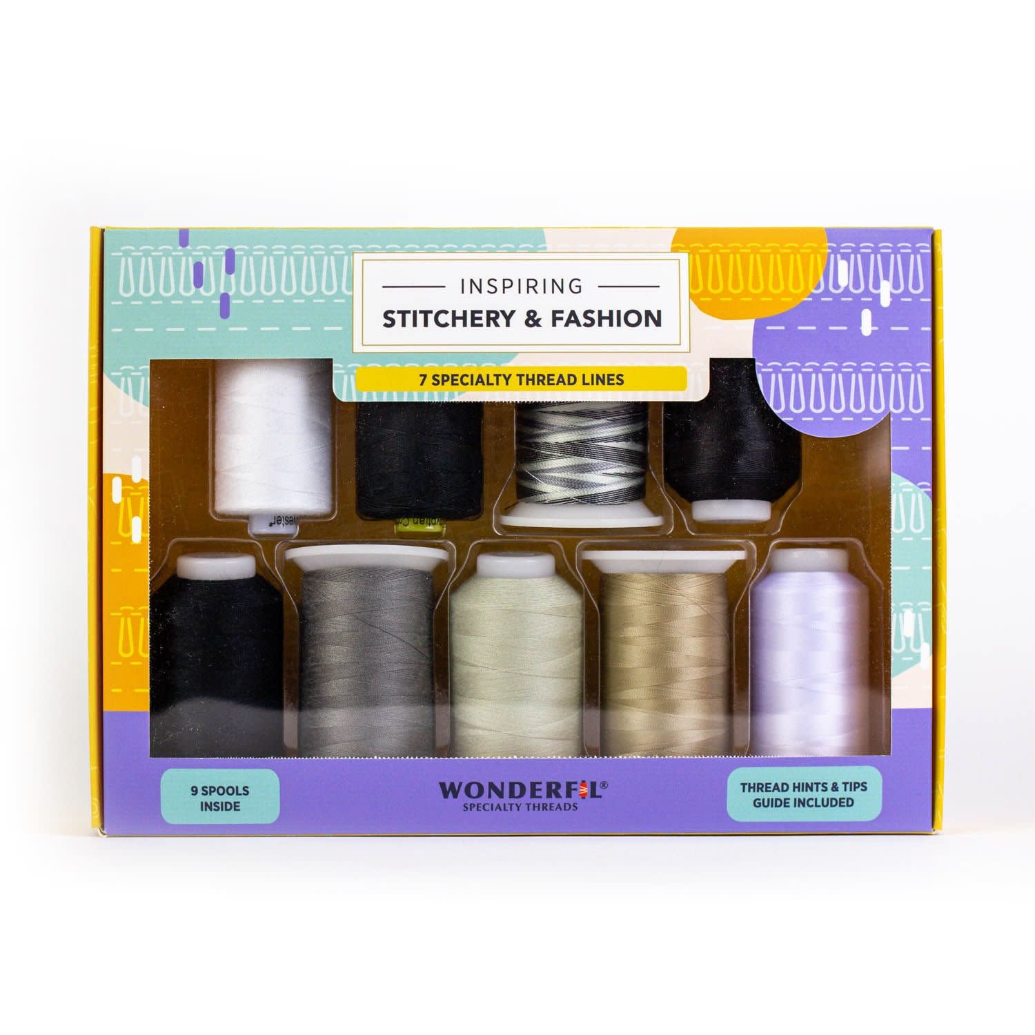 WonderFil Fabulous Sewing Thread Pack 03 (9 spools)