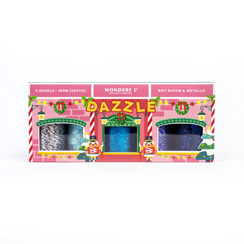 WonderFil Dazzle Dazzle Christmass Thread Pack 02 183m (5 spools)