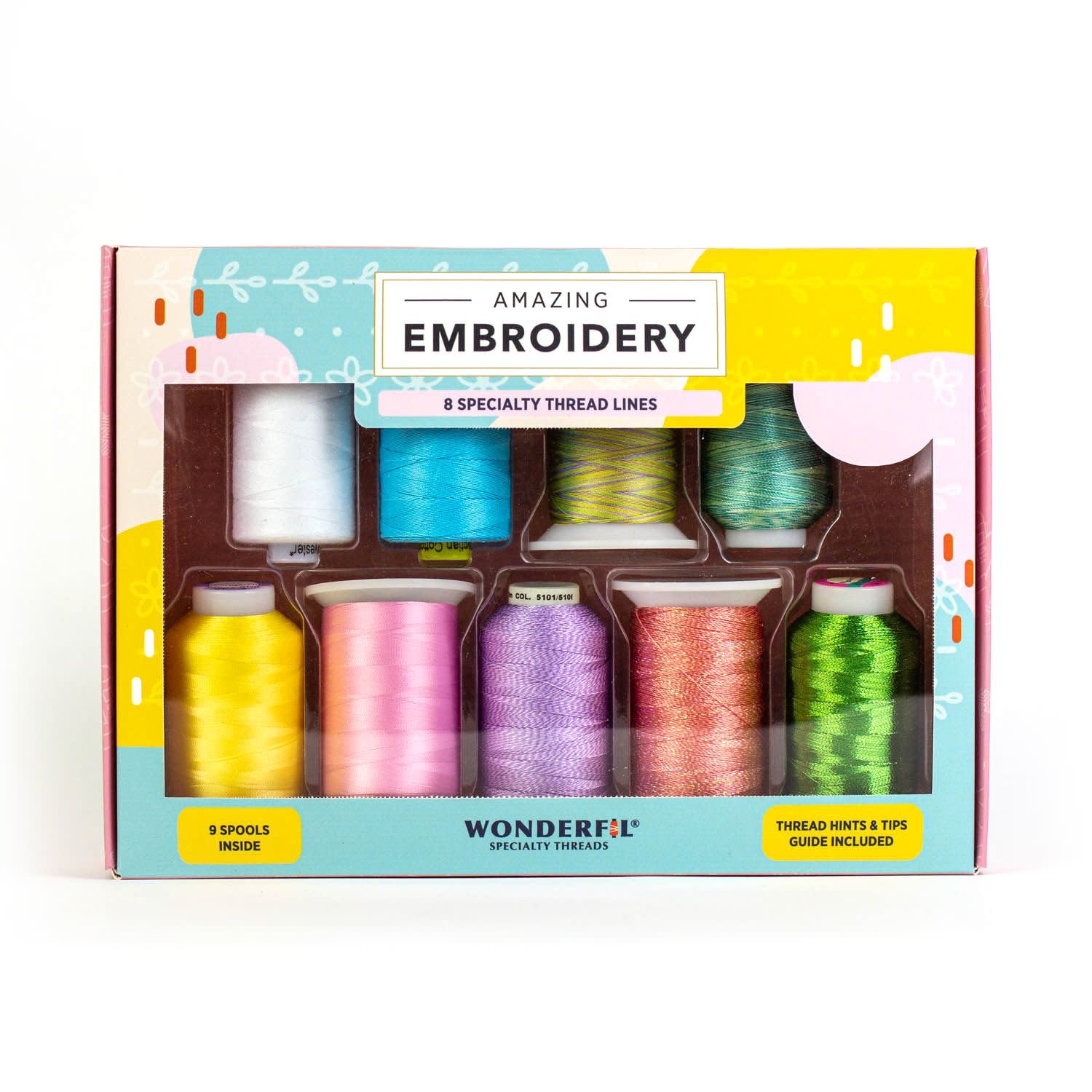Wonderfil Fabulous Embroidery Thread Pack 04 (9 Bobbins)
