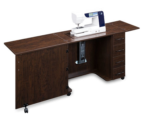 Sylvia Design Sewing Machine Desk with 4 Drawers-920