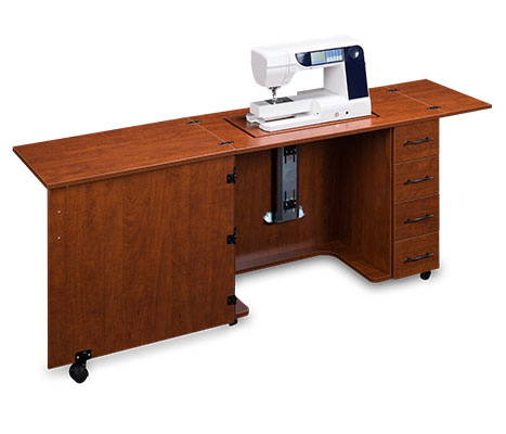 Sylvia Design Sewing Machine Desk with 4 Drawers-920
