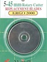 Martelli Enterprises 45mm rep blades martelli ergo 2000 pk/5