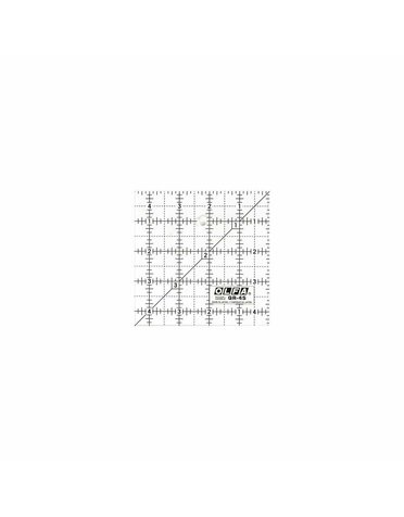 Olfa Olfa QR-4S - 41⁄2″ square frosted acrylic ruler