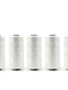 WonderFil Designer Ensemble fils Designer pour surjet blanc 1000m (5 Bobines)