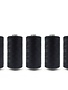 WonderFil Designer Ensemble fils Designer pour surjet noir 1000m (5 Bobines)