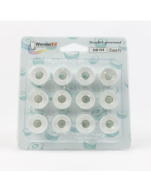 WonderFil DecoBob Prewound Decobob bobbins white