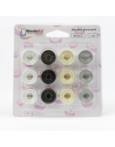 WonderFil DecoBob Prewound Decobob bobbins assorted