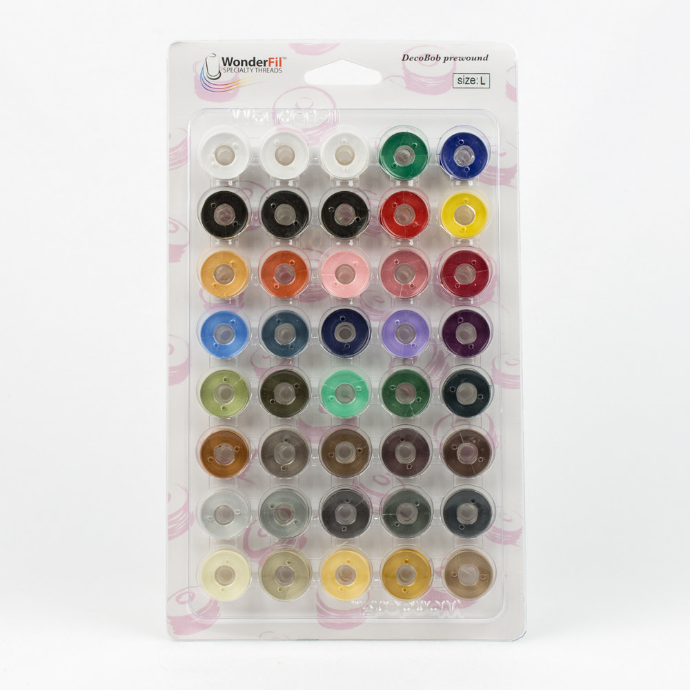 WonderFil DecoBob Prewound Decobob bobbins complete thread collection