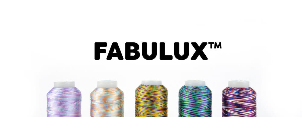 WonderFil FabuLux Fil polyester multicolore 40wt Fabulux