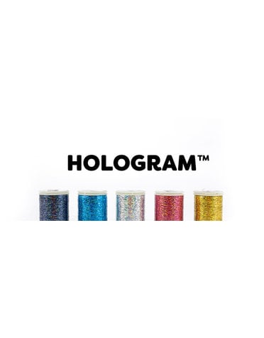 WonderFil Hologram Hologram flat metallic thread select your style 300m