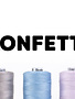 WonderFil Konfetti Fil coton 50wt Konfetti au choix