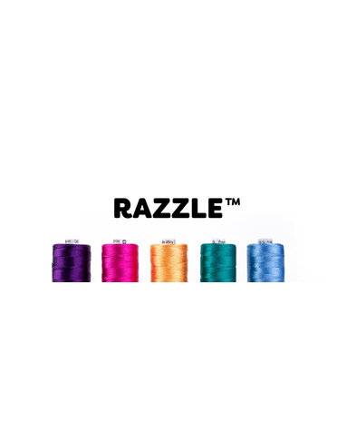 WonderFil Razzle Fil rayon 8wt Razzle au choix 229m