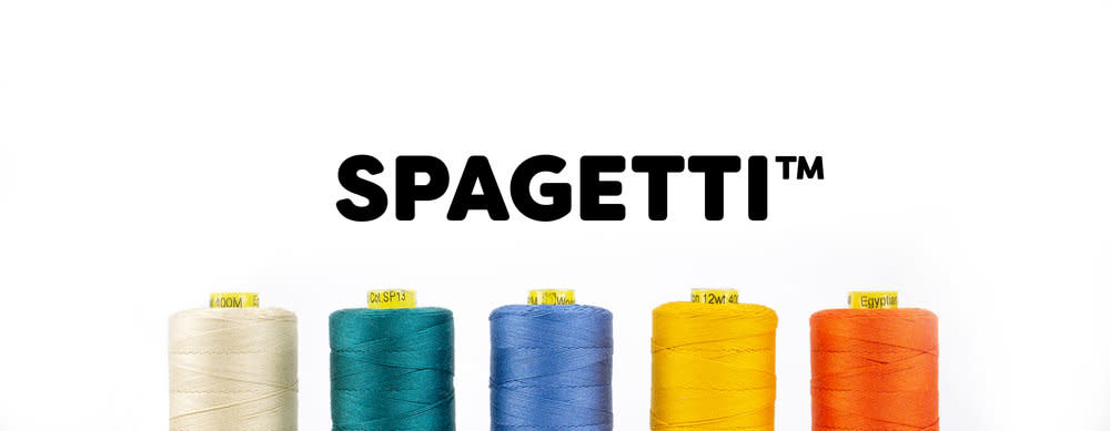 WonderFil Spagetti Fil coton 12wt Spagetti au choix