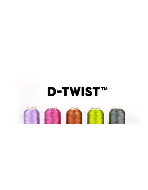 WonderFil D-Twist Fil rayon multicolore 20wt D-Twist au choix 500m