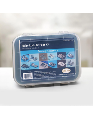 Baby Lock Baby Lock 12 Foot Kit With Case Contains 12 Different Presser Feet