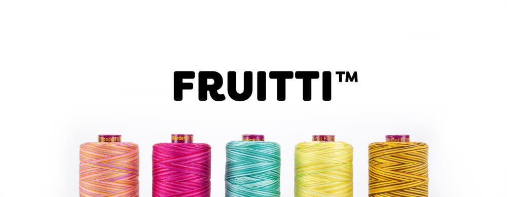WonderFil Fruitti Fruitti multicoloured cotton 12wt thread select your style