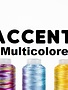 WonderFil Accent Fil rayon 12wt Accent multicolore au choix 400m