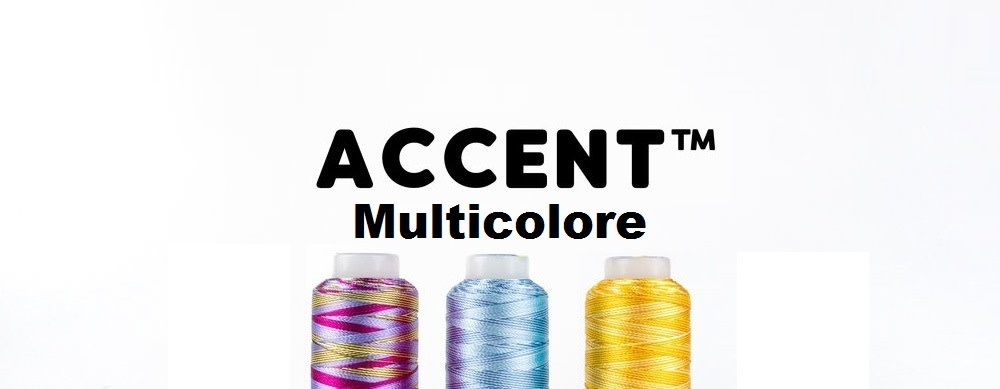 WonderFil Accent Fil rayon 12wt Accent multicolore au choix 400m