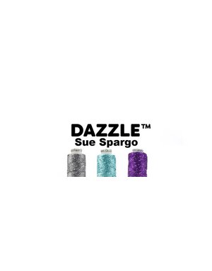 WonderFil Dazzle Fil métallique 8wt Dazzle Sue Spargo au choix 46m